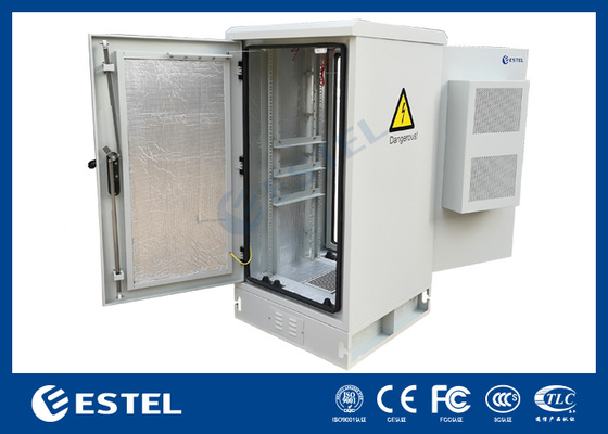 24U kasten airconditioner 650x650x1300 standaard grootte met DC48V koeling en ventilator voor koeling