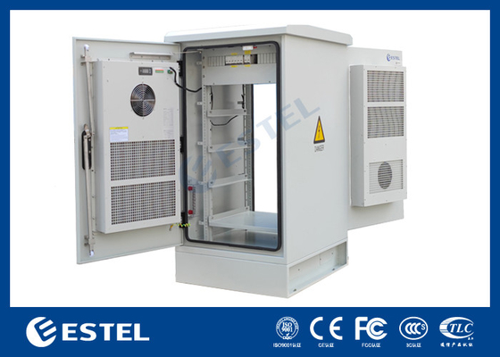 22U Outdoor Telecom Enclosure Weerbestendige elektronica kast Op maat gemaakte stroomverdeling