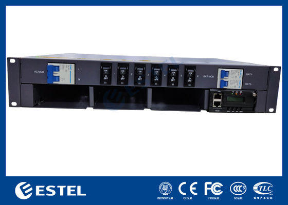 -48VDC Telecom Voedingssysteem met 9kW Vermogen en Externe Bediening en Monitoring Functies