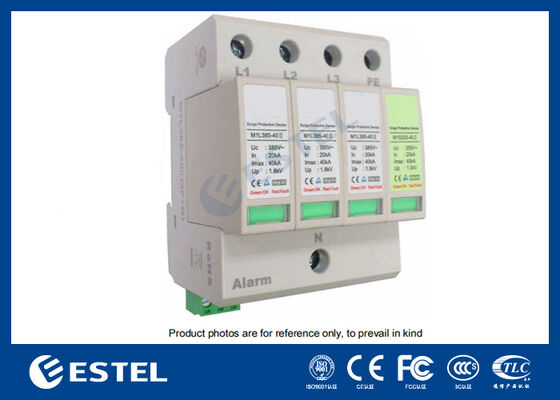 M1L385-40 II Overschrijdingsbeschermingsinrichting (SPD) voor elektriciteitsdistributie - 40kA overspanningstroom, 230V/400VAC, afstandsbediening, DIN-railinstallatie, IP20, klasse C-bescherming