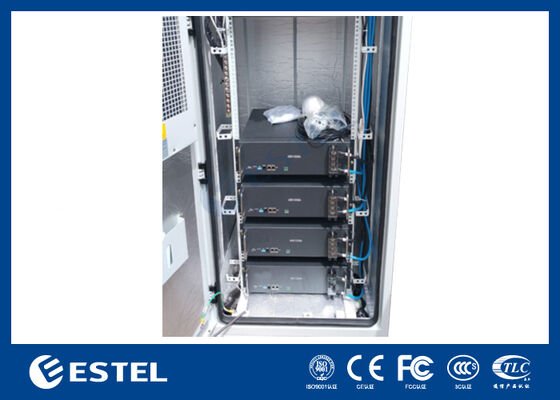 ET9090210A-40U Dual Door Outdoor Cabinet Telecom Met Remote Monitoring System PDU