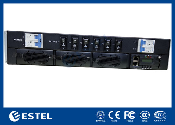 Modulair Telecom DC Power System met SNMP / Web-based Remote Management