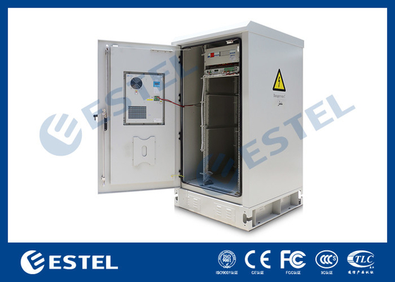 Kabinet van 19 het duim Gegalvaniseerde het Kabinets Openluchttelecommunicatie van het Staal OpenluchtBasisstation met DC48V