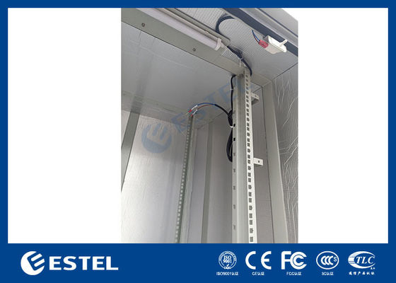 Compact 20U IP55 buitenkas met optionele 500w airconditioner voor netwerkapparatuur