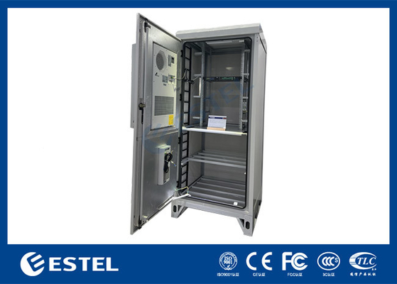 IP55 Buiten geïntegreerde kast met bewakingssysteem en airconditioning voor koeling