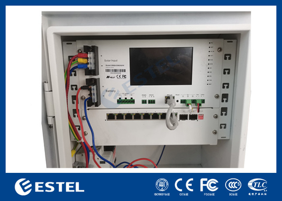 DC 3-kanaal stroom buiten zonne-aangedreven slimme monitorbox met MPPT-controller