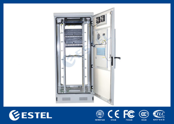 Intelligente outdoor geïntegreerde telecomkast met monitoren en temperatuurcontroller