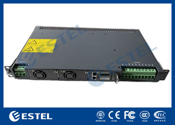 1U Rack Mount Telecom DC Power System met geïntegreerde distributie en intelligente controller