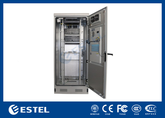 40U IP55 gegalvaniseerd staal slimme buitenkas met 1500W airconditioner