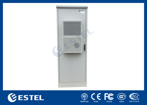 IP55 33U Buitenkast 1 Compartiment met batterijplank en stroomdistributie