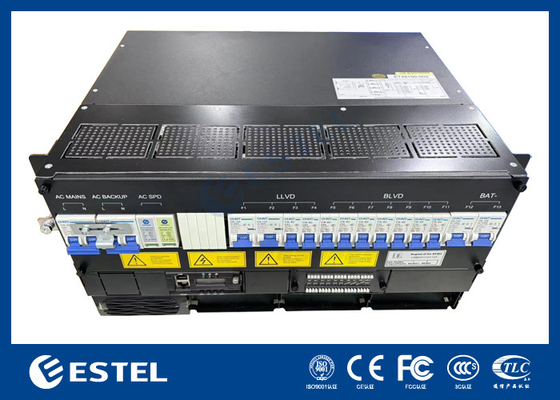Hoogcapaciteit 3–27kW 7U Rack-Mount DC-voedingssysteem, Modulaire 3000W Gelijkrichters, Brede AC-ingang, >96% Efficiëntie