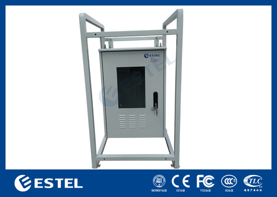 19 inch Outdoor Telecom Equipment Cabinets IP55 waterdicht vloer gemonteerd behuizing