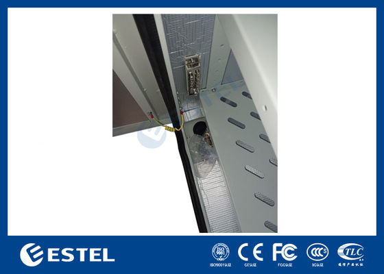 Compact 20U IP55 buitenkas met optionele 500w airconditioner voor netwerkapparatuur