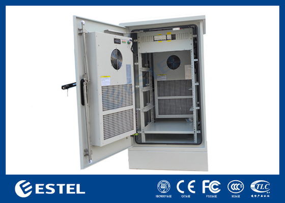 22U Outdoor Telecom Enclosure Weerbestendige elektronica kast Op maat gemaakte stroomverdeling