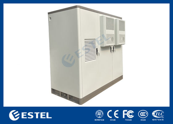 3 Bay Telecom Cabinet Dubbellaag gegalvaniseerd staal airconditioner koelsysteem