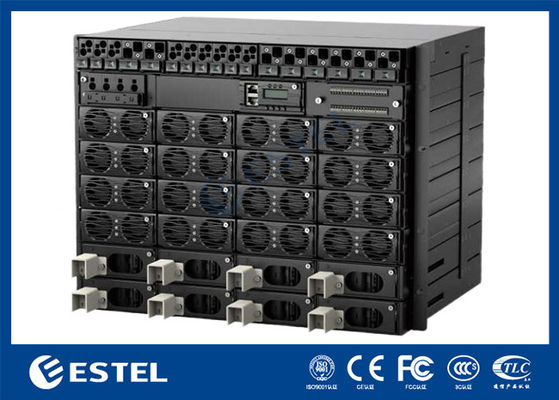3 Bay Telecom Cabinet Dubbellaag gegalvaniseerd staal airconditioner koelsysteem