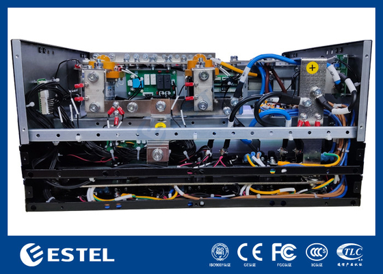 Compact 3–9kW 6U rack-mount DC-voedingsoplossing, Hoge efficiëntie >96%, Modulaire 3000W gelijkrichters, Flexibele AC-ingang