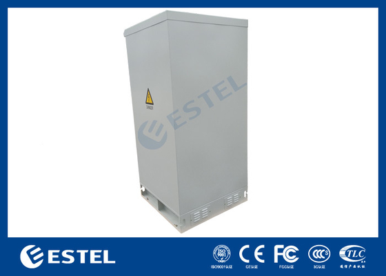 Hoog beschermingsniveau Hoog anti-diefstal buitenbatterijkas voor communicatiebasisstations