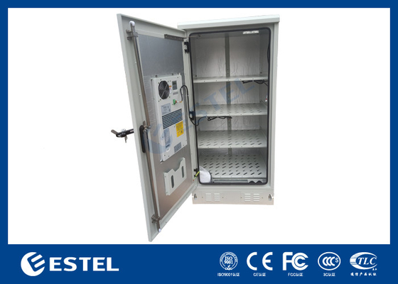 Hoog beschermingsniveau Hoog anti-diefstal buitenbatterijkas voor communicatiebasisstations