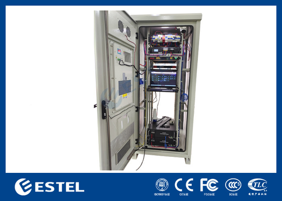 IP55 gegalvaniseerd outdoor telecom apparatuurkas met 200A rectifier systeem