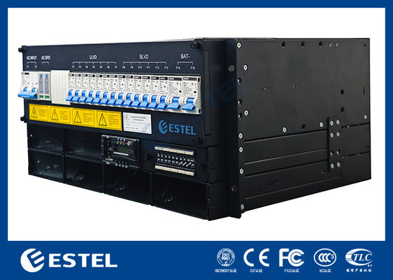 ESTEL 5U Ingebouwd Voedingssysteem voor Buiten Telecomkast, Compact Ontwerp Gelijkrichter Systeem voor Telecom