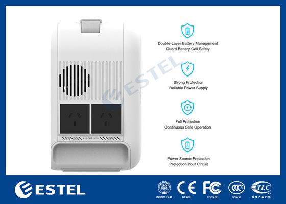 ESTEL eCandle 1KWH Draagbare elektriciteitscentrale LiFePO4 Batterij Zonne-opladen 300W Output UPS Backup
