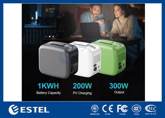 ESTEL eCandle 1KWH Draagbare elektriciteitscentrale LiFePO4 Batterij Zonne-opladen 300W Output UPS Backup