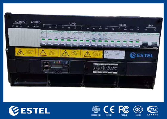 24U Outdoor Telecom Rectifier Cabinet met 18kw gelijkstroomverdeling