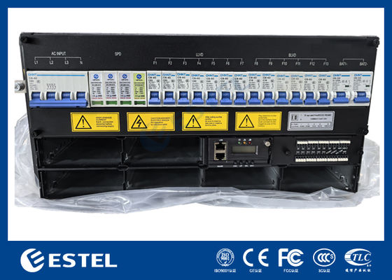 Buiten Telecomkast met 18kW 300A Telecom Voedingssysteem voor Telecomapparatuur DC Voeding Gelijkrichters