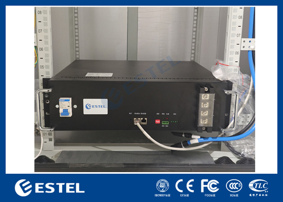 Power Rectifier 32U Outdoor Telecomkast met 18kW Telecom Voedingssysteem en Milieubewakingsunit
