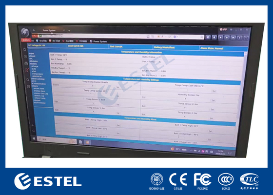 DC Telecom Rectifier Power System 18kW Vermogen met afstandsbediening