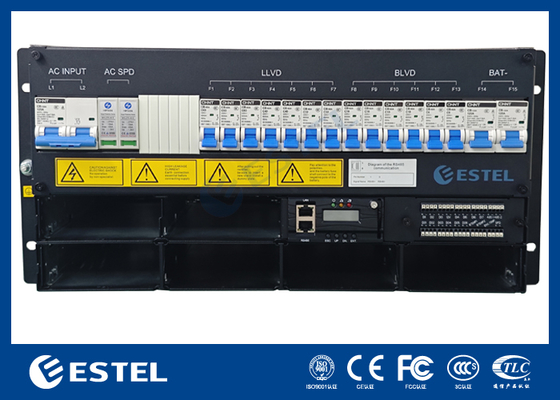 DC Telecom Rectifier Power System 18kW Vermogen met afstandsbediening