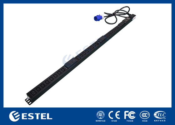 Intelligente stroomverdeeleenheid (PDU) met 8 stopcontacten 16A 250VAC RS-485 communicatie