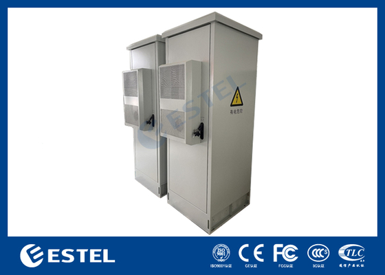 IP55 22U Buitenbatterijkas met ingebouwde 9KW 48VDC rectifier power system voor telecomtoepassingen