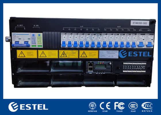 Telecom Voedingssysteem IP65 Buitenvoedingskast met 12kW 200A Gelijkrichters