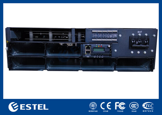 One-stop Telecom 18kW 3U Rack-Mount DC Voedingssysteem, Modulaire 3kW Gelijkrichters, >96% Efficiëntie