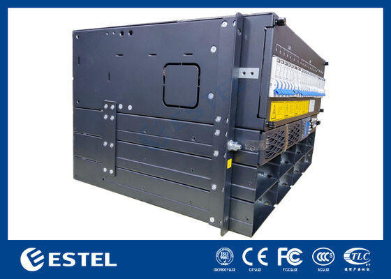 30kw 6U hoog efficiënt telecom-stroomsysteem, modulegelijkrichtersysteem, rackgemonteerde telecom-stroomoplossing