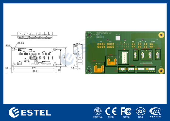 Communicatie-invertermodule met 3 poorten en intelligente monitoring voor netwerkbeheer