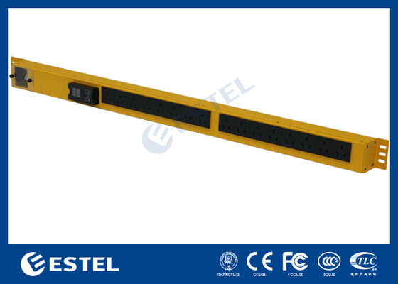 Smart Power Distribution Unit Rack Mount Biedt stroombeheer met ingebouwde spannings- en stroommeter voor nauwkeurige monitoring