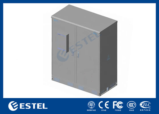IP65 42U Dubbel Compartiment Buiten Elektrisch Kabinet SUS316 Roestvrij Staal Constructie