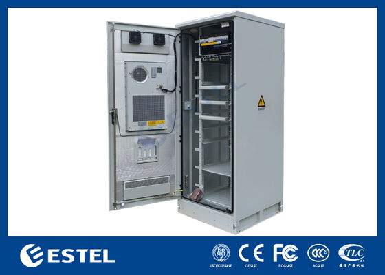 24kW Telecom Rectifier Power in Temperatuurgecontroleerde IP65 Buiten 38U Behuizing