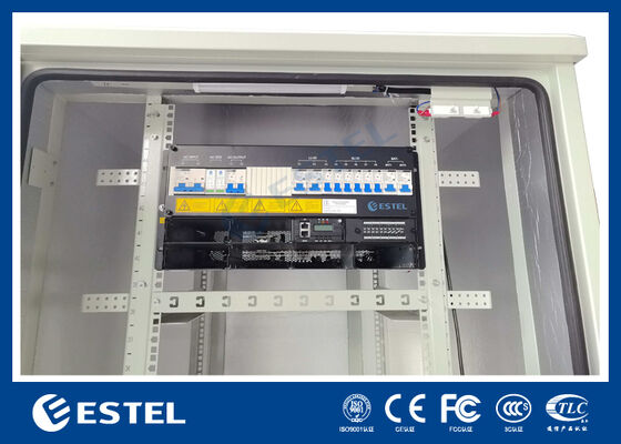 24kW Telecom Rectifier Power in Temperatuurgecontroleerde IP65 Buiten 38U Behuizing
