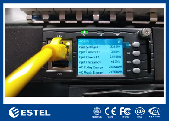 SNMP RS485 Op maat gemaakte telecom-energiesystemen voor buitencommunicatie