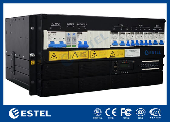 Aanpasbaar 24 kW telecomrectifier stroomsysteem voor stroomvoorziening van kritieke telecomapparatuur