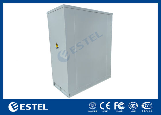 42U Tweecompartiment Buiten Telecom Kabinet 2400×1000×2100mm Eenwandkas met batterijcompartiment