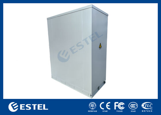42U Tweecompartiment Buiten Telecom Kabinet 2400×1000×2100mm Eenwandkas met batterijcompartiment