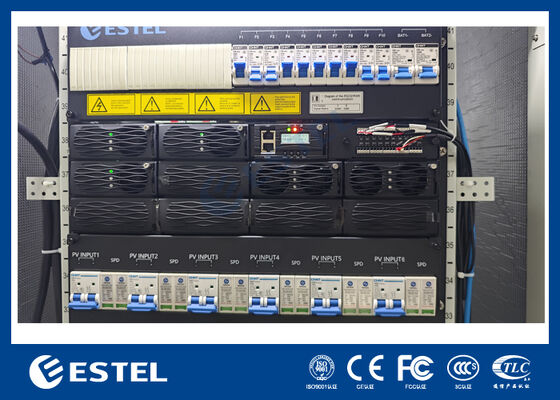 96% hoog rendement 12U 16kw Hybride stroomrectificatiesysteem RS485 Communicatie