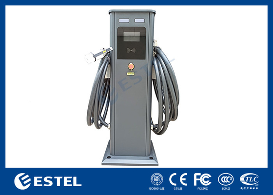 Buiten elektrisch voertuig AC EV-oplaadstation 3 fase 22kw EV-oplader met 5M-kabel