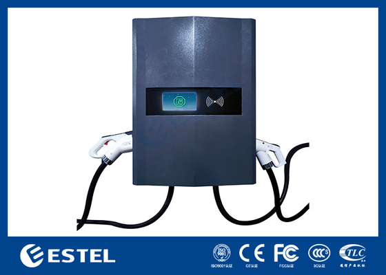 Dual Guns DC Fast EV Charger 40kw 3Ph Wall Box Car Charger Met IP54 Gehalte