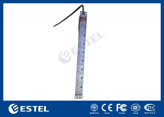 1U 19-inch Rack Mount Power Distribution Unit,8 Outlets,13A 230V,Industrial Grade PDU voor Server & Network Equipment